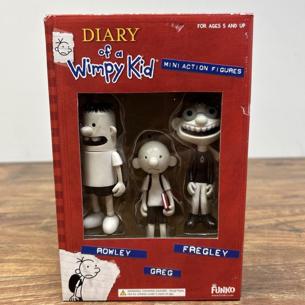 Diary Of A Wimpy Kid Funko Mini Action Figure 3 Pack Set Greg Rowley Fregley